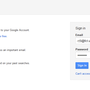 Login de conta Google